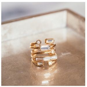 Alexis Bittar Swarovski Crystal Adjustable Ring